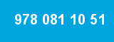 978 081 10 51
